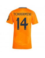 Real Madrid Aurelien Tchouameni #14 Vieraspaita Naisten 2024-25 Lyhythihainen